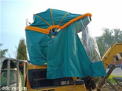  三轮车雨棚车篷挖机遮阳篷勾机遮阳棚随车吊雨棚